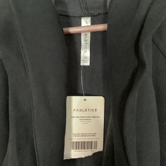 Fabletics | Geri long wrap scarf cardigan - Picture 7 of 8